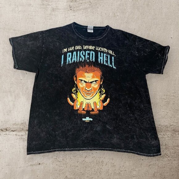 Logic No Pressure T shirt Mens XL Stone Washed ""I‎ Raised Hell" Tour Band Album - Picture 1 of 8